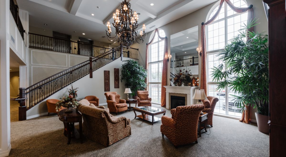 Relaxing lounge at the Park place at Wingham